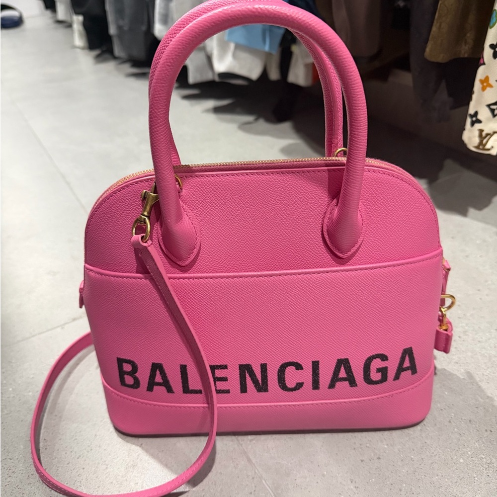 Balenciaga Pink top handle bag authentic